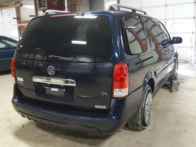 5GADX33L66D188109 - 2006 BUICK TERRAZA CX BLUE photo 4