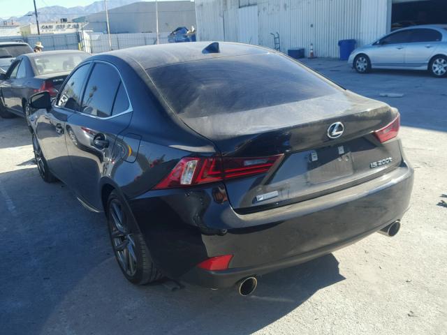 JTHBA1D23G5005356 - 2016 LEXUS IS 200T BLACK photo 3