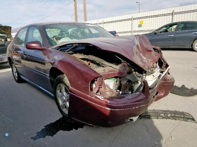 2G1WH52K649394204 - 2004 CHEVROLET IMPALA LS MAROON photo 1