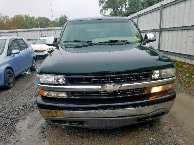 1GCEK19T41E167257 - 2001 CHEVROLET SILVERADO GREEN photo 9