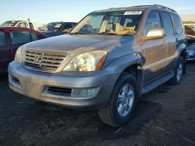 JTJBT20X650075136 - 2005 LEXUS GX 470 TAN photo 2