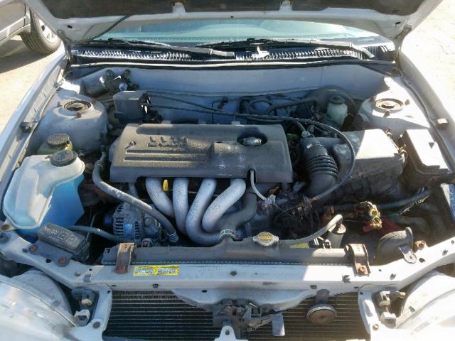 2T1BR12E4YC268726 - 2000 TOYOTA COROLLA VE SILVER photo 7