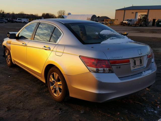 1HGCP2F43CA120454 - 2012 HONDA ACCORD LXP SILVER photo 3