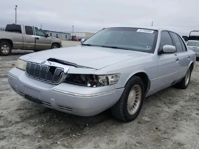 2MEFM75W8YX649383 - 2000 MERCURY GRAND MARQ GRAY photo 2