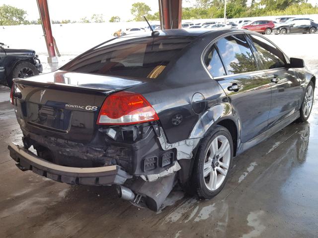 6G2ER577X8L134530 - 2008 PONTIAC G8 BLACK photo 4