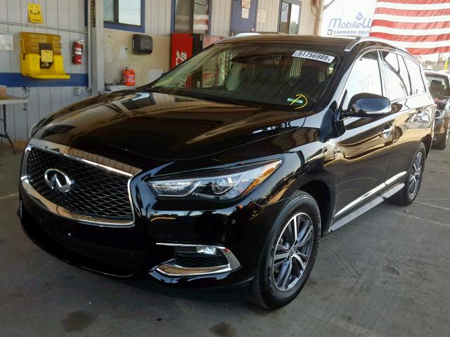 5N1DL0MN6KC523938 - 2019 INFINITI QX60 LUXE BLACK photo 2