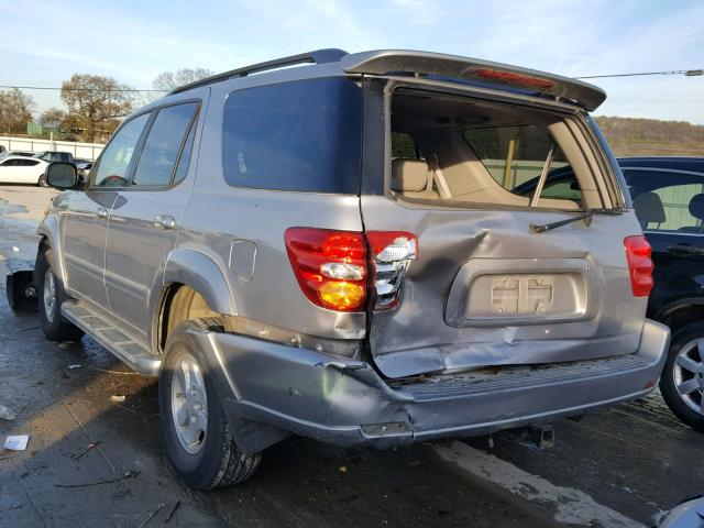 5TDBT48A51S044384 - 2001 TOYOTA SEQUOIA LI SILVER photo 3