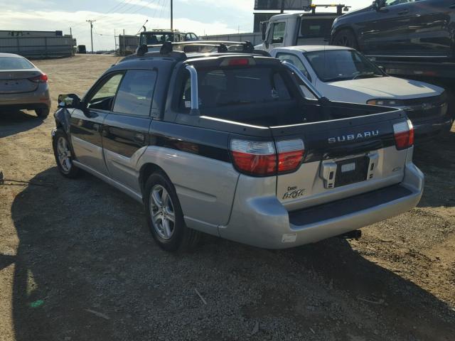 4S4BT62C737111808 - 2003 SUBARU BAJA SPORT BLACK photo 3