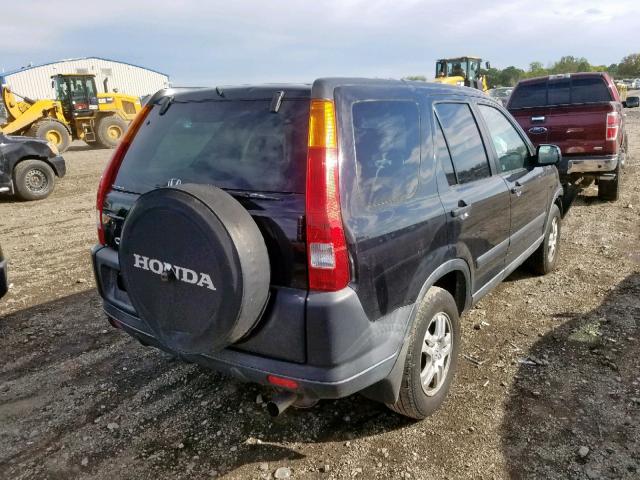 SHSRD78894U235334 - 2004 HONDA CR-V EX BLACK photo 4