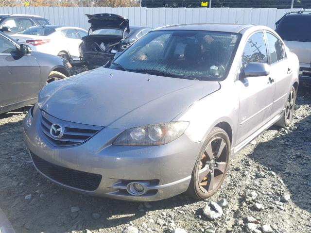 JM1BK323361415568 - 2006 MAZDA 3 S GRAY photo 2