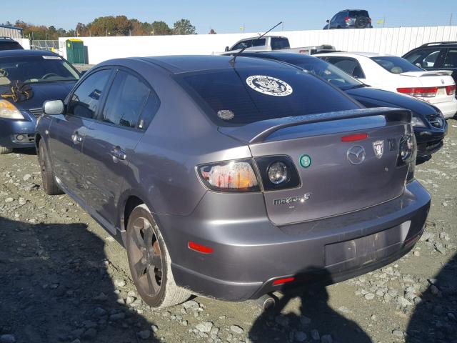 JM1BK323361415568 - 2006 MAZDA 3 S GRAY photo 3