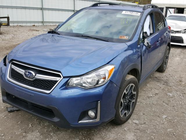 JF2GPAKC5GH322895 - 2016 SUBARU CROSSTREK BLUE photo 2