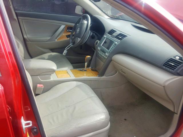 4T1BK46K97U052339 - 2007 TOYOTA CAMRY NEW RED photo 5