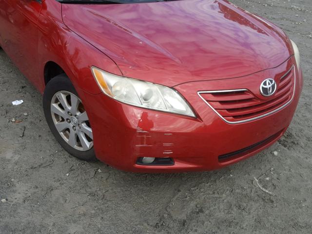 4T1BK46K97U052339 - 2007 TOYOTA CAMRY NEW RED photo 9