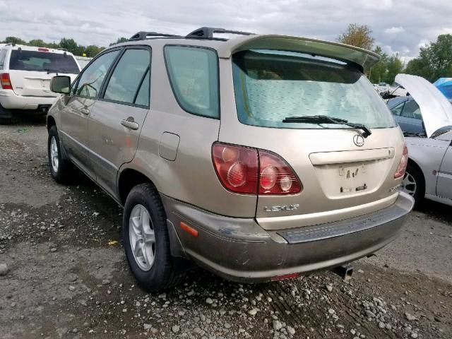 JT6HF10U0Y0111001 - 2000 LEXUS RX 300 GOLD photo 3