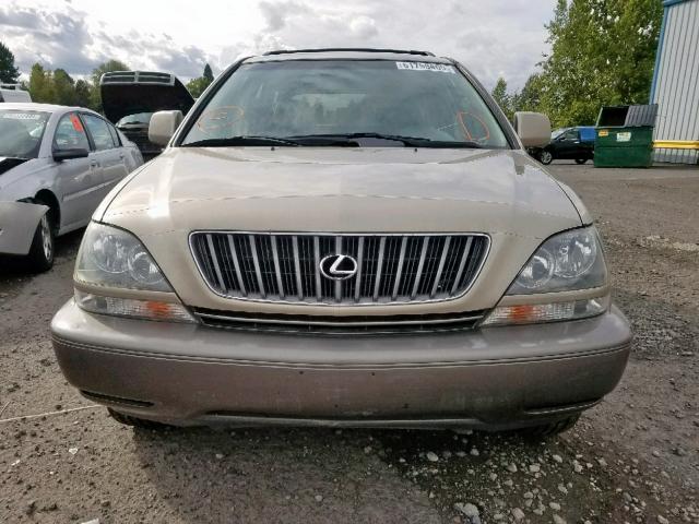 JT6HF10U0Y0111001 - 2000 LEXUS RX 300 GOLD photo 9