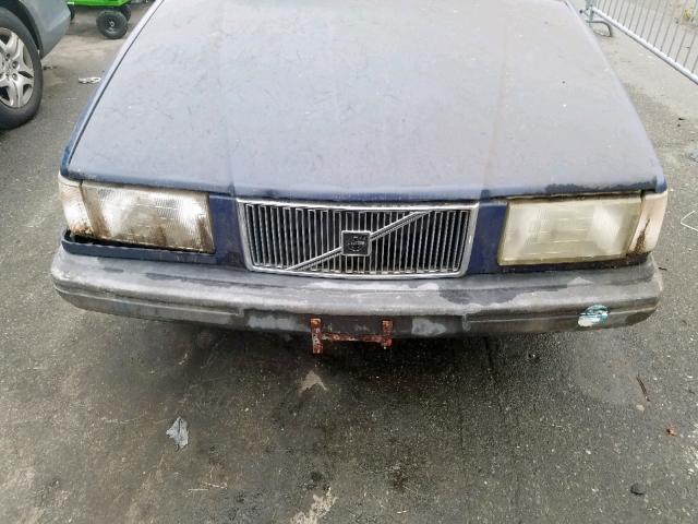 YV1FA8844M2513818 - 1991 VOLVO 740 BLUE photo 7