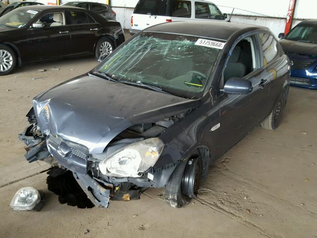 KMHCM3ACXBU200564 - 2011 HYUNDAI ACCENT GL GRAY photo 2