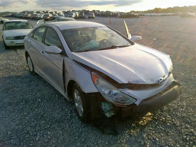 KMHEC4A47BA004559 - 2011 HYUNDAI SONATA HYB SILVER photo 1