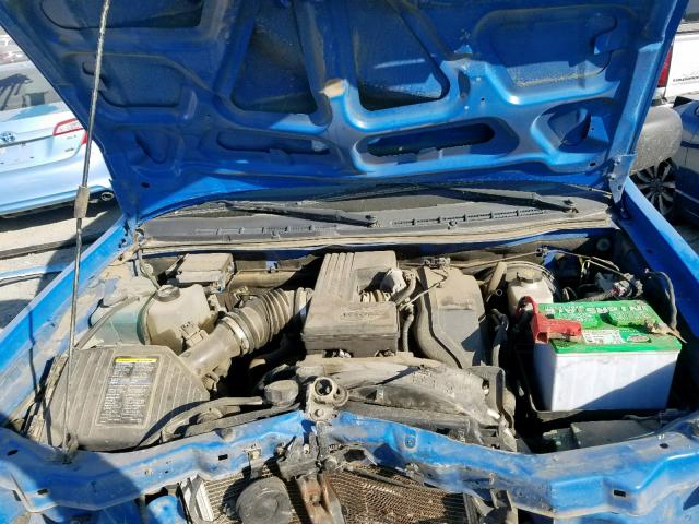 1GCDT33E788216524 - 2008 CHEVROLET COLORADO L BLUE photo 7