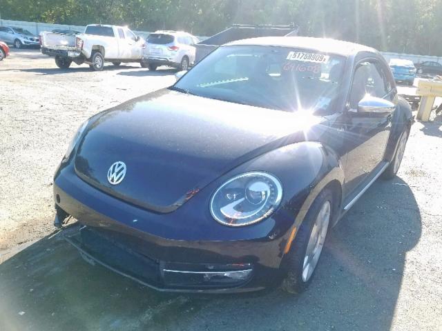 3VWVS7AT5DM691608 - 2013 VOLKSWAGEN BEETLE TUR BLACK photo 2