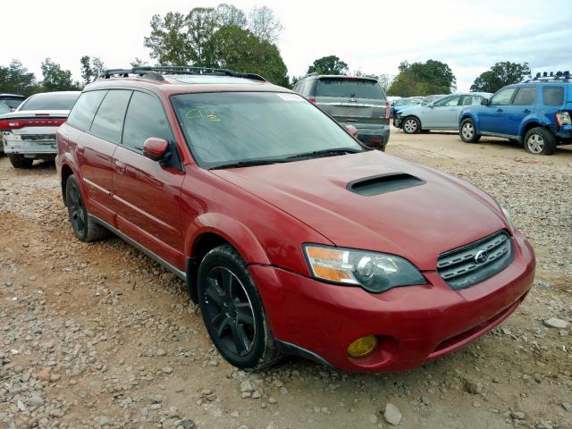 4S4BP67C456315990 - 2005 SUBARU LEGACY OUT BURGUNDY photo 1