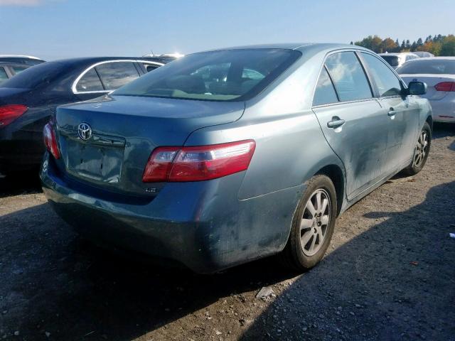 4T1BE46K49U821551 - 2009 TOYOTA CAMRY BASE GREEN photo 4