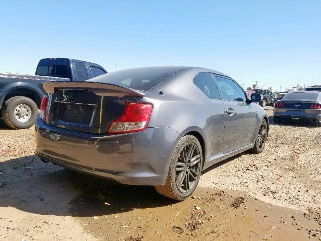 JTKJF5C73C3032557 - 2012 TOYOTA SCION TC ნაცრისფერი ფოტო 4