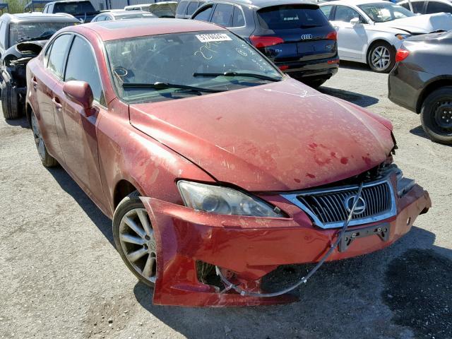 JTHCF5C24A2033738 - 2010 LEXUS IS 250 RED photo 1