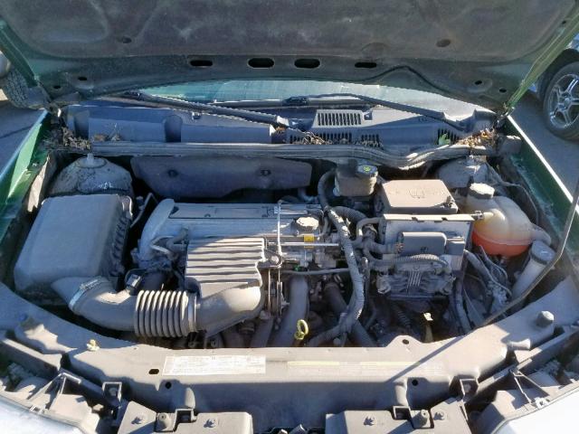 1G8AJ52FX4Z150094 - 2004 SATURN ION LEVEL GREEN photo 7