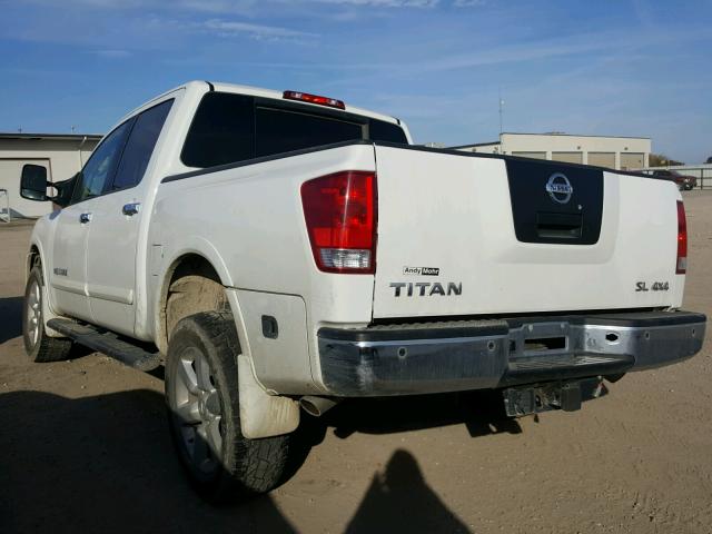 1N6AA0EC4BN302415 - 2011 NISSAN TITAN S WHITE photo 3