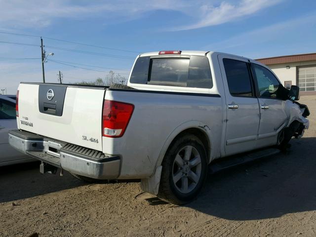 1N6AA0EC4BN302415 - 2011 NISSAN TITAN S WHITE photo 4