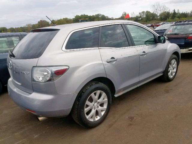 JM3ER29L980207266 - 2008 MAZDA CX-7 SILVER photo 4