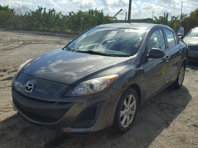 JM1BL1SF2A1247488 - 2010 MAZDA 3 I GRAY photo 2