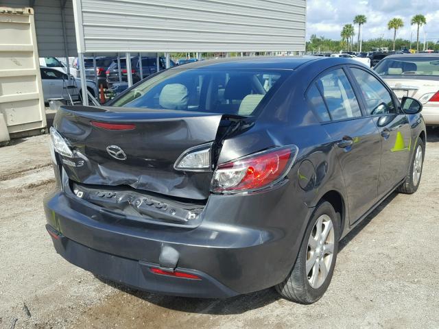 JM1BL1SF2A1247488 - 2010 MAZDA 3 I GRAY photo 4