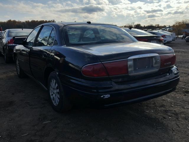 1G4HP54K35U240811 - 2005 BUICK LESABRE CU BLACK photo 3