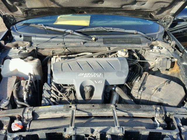 1G4HP54K35U240811 - 2005 BUICK LESABRE CU BLACK photo 7