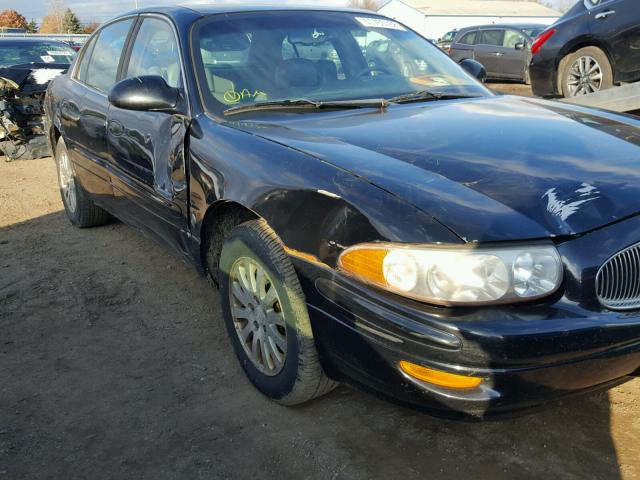 1G4HP54K35U240811 - 2005 BUICK LESABRE CU BLACK photo 9