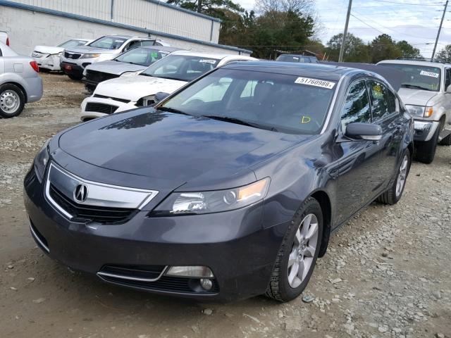 19UUA8F54DA003002 - 2013 ACURA TL TECH GRAY photo 2