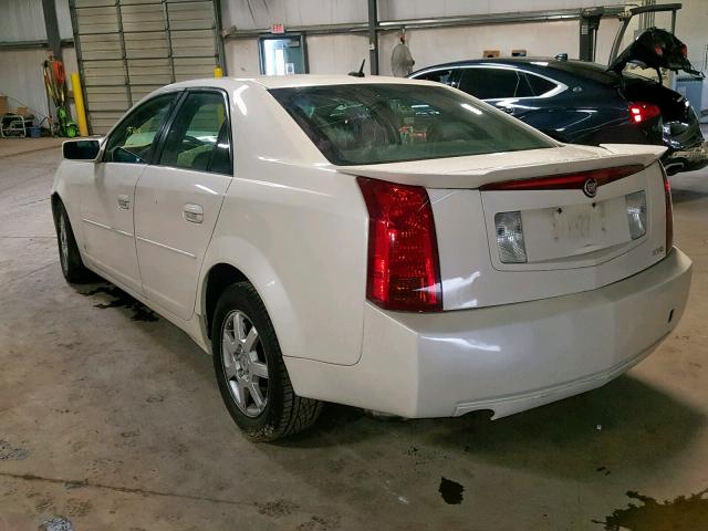 1G6DP577970181061 - 2007 CADILLAC CTS HI FEA WHITE photo 3