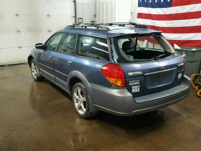 4S4BP62C456378868 - 2005 SUBARU LEGACY OUT BLUE photo 3