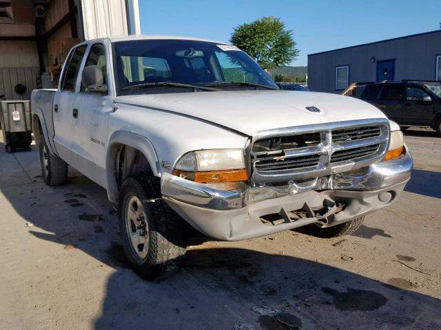 1B7GG2AX4YS727868 - 2000 DODGE DAKOTA QUA WHITE photo 1