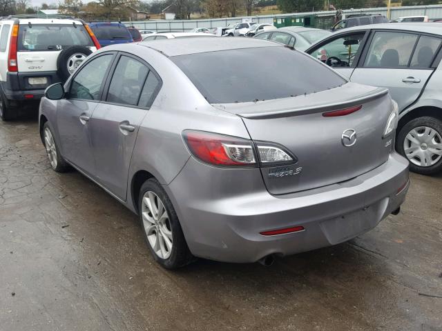 JM1BL1U66B1388188 - 2011 MAZDA 3 S GRAY photo 3