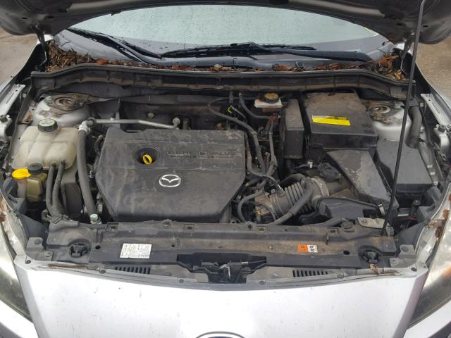 JM1BL1U66B1388188 - 2011 MAZDA 3 S GRAY photo 7