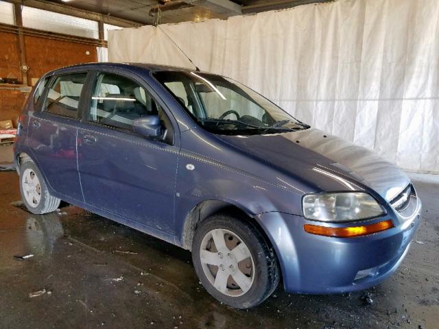 KL1TD66677B765860 - 2007 CHEVROLET AVEO BASE Mavi foto 1