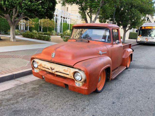 F10V6M11490 - 1956 FORD F-100 BROWN photo 2