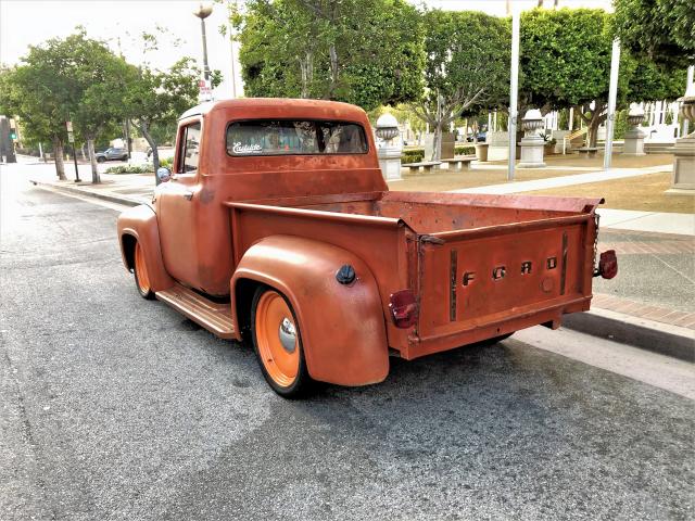 F10V6M11490 - 1956 FORD F-100 BROWN photo 4