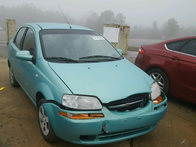 KL1TD52695B340718 - 2005 CHEVROLET AVEO BASE Yaşıl foto 1