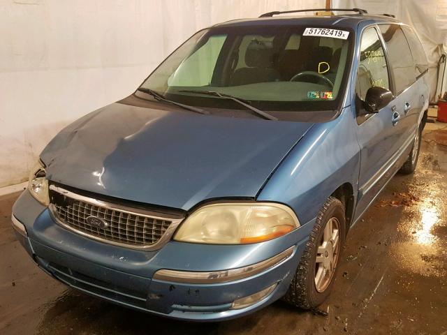 2FMDA52443BA29429 - 2003 FORD WINDSTAR S BLUE photo 2