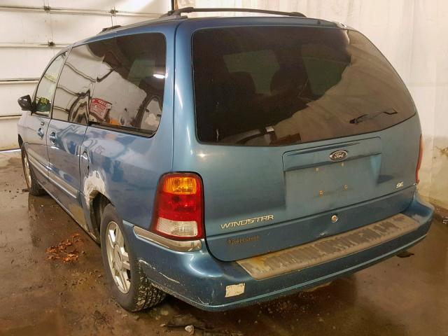 2FMDA52443BA29429 - 2003 FORD WINDSTAR S BLUE photo 3